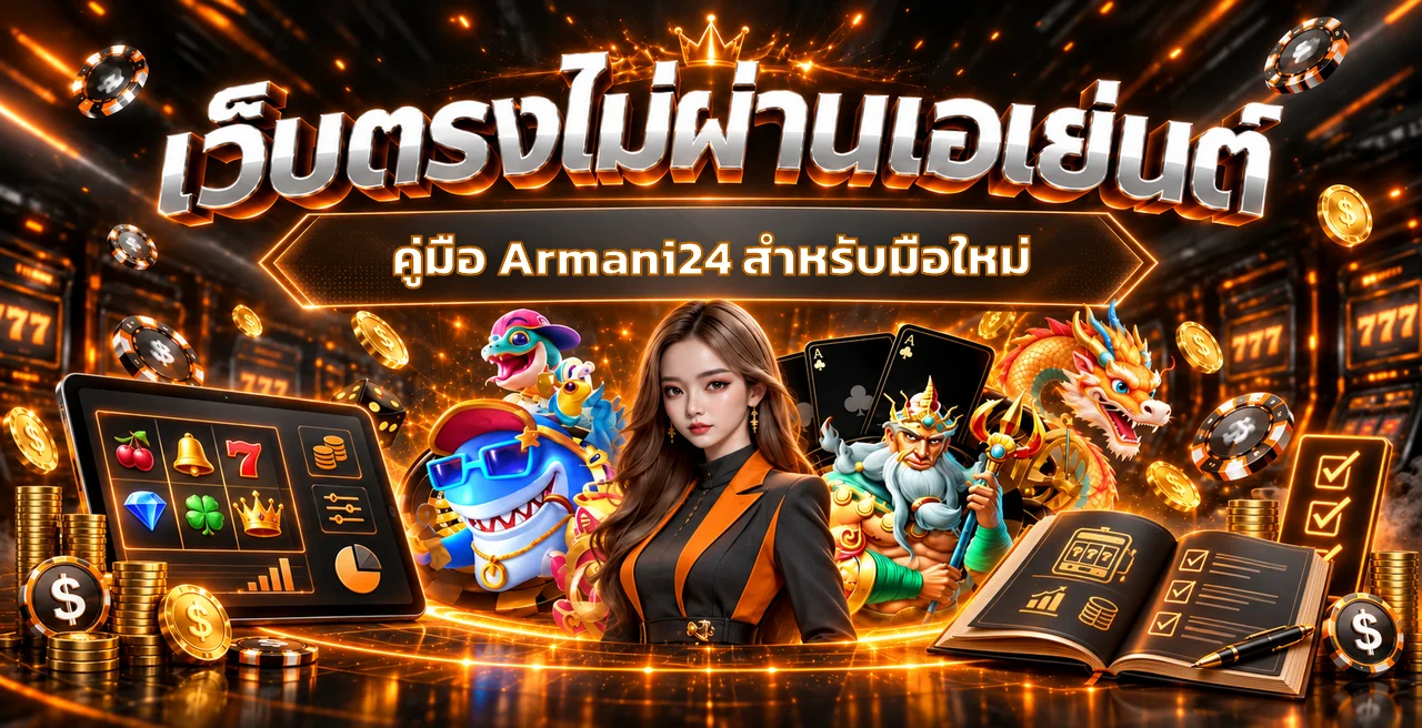 Armani24 คู่มือสมัคร ฝากถอน สล็อต และตั้งงบ